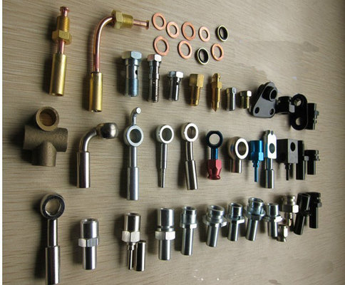 China dot approved AN3 1/8 size brake hose fitting carbon steel material banjo bolt fitting supplier