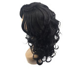 Best-selling chemical fiber hair high temperature silk black brown burgundy hair 18 inch wigs