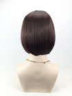 New hot style American wig women air wave short dark brown straight rose wig manufacturers wholesale