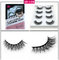 Lighter and Softer Black Natural Thick Long Full Reusable Fake Eyelashes chemical fiber false 3D synthetic eyelash supplier