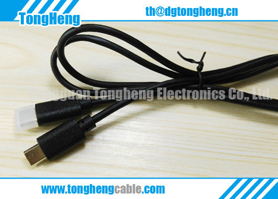 China Mobile Phone TPE Moulded Micro USB Connector Strain Relief T-007 supplier