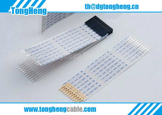 China Silver and Gold Plated Terminal Connected Laminated FFC Cable supplier