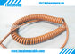 High Strength Copper Spiral Wrapped Yellow Retractable Cable supplier