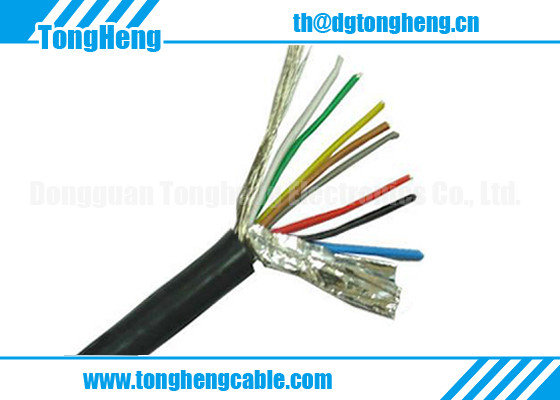 8C Low Smoke Pure Copper Conductors Shielded Customized LSZH Coated Cable supplier