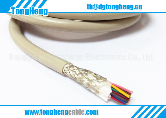 Overall Oxygen Free Copper Wire Braided Customized Rubber Cable supplier