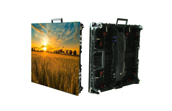 China customzed 500x500mm die casting aluminum indoor P2.6 fine pitch led display screen for rental supplier