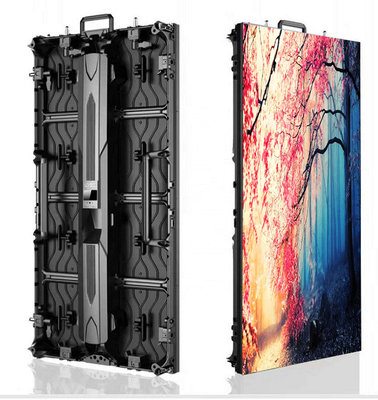 China 500x1000 die casting aluminum front maintenance magnetic Indoor P2.84 SMD rental led display screen video wall supplier