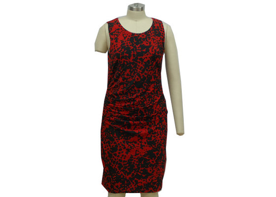 China Sleeveless Casual Summer Midi Dresses , Womens Summer Beach Dresses supplier
