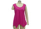 Red Casual Womens Dressy Tank Tops , Ladies Camisole Vests With Sequines supplier