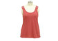 Hot Jersey U Neck Ladies Tank Tops With Big V Type Lace Sexy Customized Size supplier