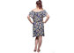 Printing Crinkled Ladies Satin Pyjamas Short Dress With Smocked At Shoulder supplier