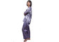 Print Satin Inside Brushed Ladies Satin Pyjamas , Warmest Women's Winter Pajamas supplier