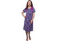 Water Print Womens Summer Nightwear Ladies Cotton Pyjamas Night Skirt supplier