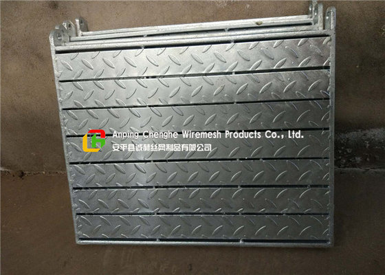 China Hot Dipped Galvanized Steel Grate Drain Cover With Chequer Plate / MS Plate supplier