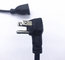 American standard 3pin black 13A extension power cable  0.5m-10m copper power cord supplier
