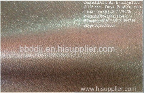 Soft finished pu artificial leather fabric