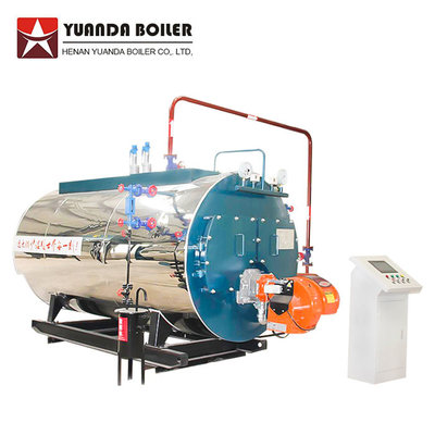 Package Type Industrial Fire Tube Natural Gas Fired 1 Ton Steam Boiler