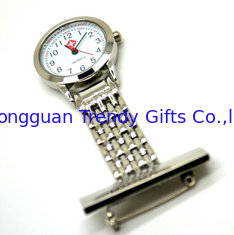 China High Quality Metal Silver Nurse Fob Wrist Watch With Sunray Dial, Chinese Movement SL68,Best Promotion Watch supplier