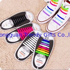 China Cool Nice Unisex Man Women No Tie Silicone Shoelace Sneaker Rubber Shoelace, 8+8 Design With 12 Colors,For Sport Gift supplier