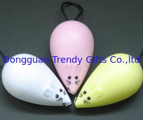 China Mini Style Cute  Mouse Shape Tape Measure Keychains With 1 Meter Tape , Brand Your Own Logo , supplier