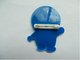2D/3D Cute Doraemon Shape Rubber PVC Label Pins Badges With Safety Clip For School Backpack Decoration supplier