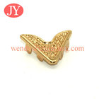 jiayang Factory direct skirt collar metal gold end end tips metal corner