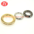Different size enamel brass metal eyelet with color logo for garment
