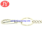 Snap hook with key chain link zinc alloy key rings chains