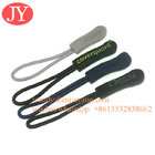 Jiayang zipper pull tab rubber  Silicon string rope customized soft zipper puller for backpack zipper pull tag for bags