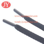 Jiayang black round drawstring elastic drawstring colorful cord for hoodie Flat Drawstrings Board Shorts