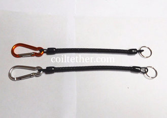 China Plastic Elastic Coiled Fishing Lanyard Rope Safety Line for Pliers supplier