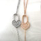 Fashion Jewelry Stainless Steel Heart-Shaped Bracelet , Love shape lock hand chain supplier