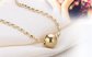 Steel Ball Pendant Necklace Fashion Jewellery Stainless Steel Jewelry Gold Plating Necklace supplier