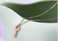 Stainless Steel Key Pendant Rose Gold Necklace Fashion Jewelry Necklace supplier