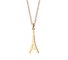 Eiffel Tower Pendant Stainless Steel Necklace 18K Gold Plating Fashion Jewelry Necklace supplier