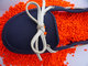 Fluorescence Orange 7 - 8 Light Natural Pigments Smooth Surface Pet Masterbatch supplier