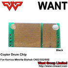 Copier drum chip C452 C552 C652 drum chip use For Konica Minolta Bizhub cartridge BK C M Y 4PCS