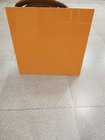 Pure Orange Color Porcelain Floor Tile Durability  600X600mm