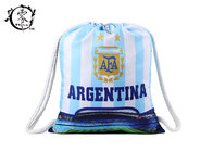 Argentina Sports Shoulder Printed Drawstring Backpack Bag Large Size