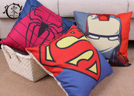 Marvel Heros Canvas Silk Cotton Decorative Cushions Pillows Zipper Hulk Captain America For Home