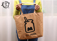 Canvas Simple Design Eco Friendly Bags , Organic Jute Reusable X-Large Grocery Tote Bags