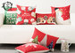 Merry Christmas Decorative Cushions Pillows Throw Cushion Case Home Decor Cotton Linen for Sofa supplier