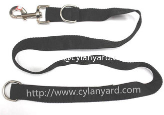 China Plain polyester webbing dog collars and leads cheap price, MOQ 300pcs supplier