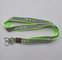Reflective lanyard with reflective band and screen printed logo, high quality affordable supplier