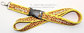 Neoprene rubber football lanyard full color print, Neoprene sports pull reel ribbon supplier