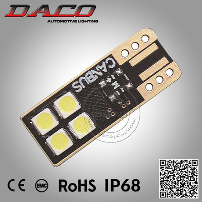 China Canbus T10 3030 4 smd 9-24V non-polarized supplier