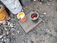 small size graphite crucible using for HBI-Hot Briquetted Iron, precious metal melting