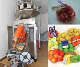 China Full Automatic Citrus Potato, Onion Net Bag Packing Plant supplier