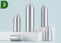New 24/410 Metal bottle 50ml 100ml water Body Pump Shampoo Natural color of aluminum Cosmetic lotion bottle Metal custom