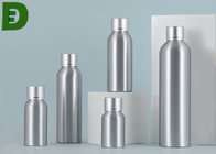 New 24/410 Metal bottle 30ml-250ml water Body Pump liquid Natural color of aluminum Cosmetic lotion bottle Metal custom